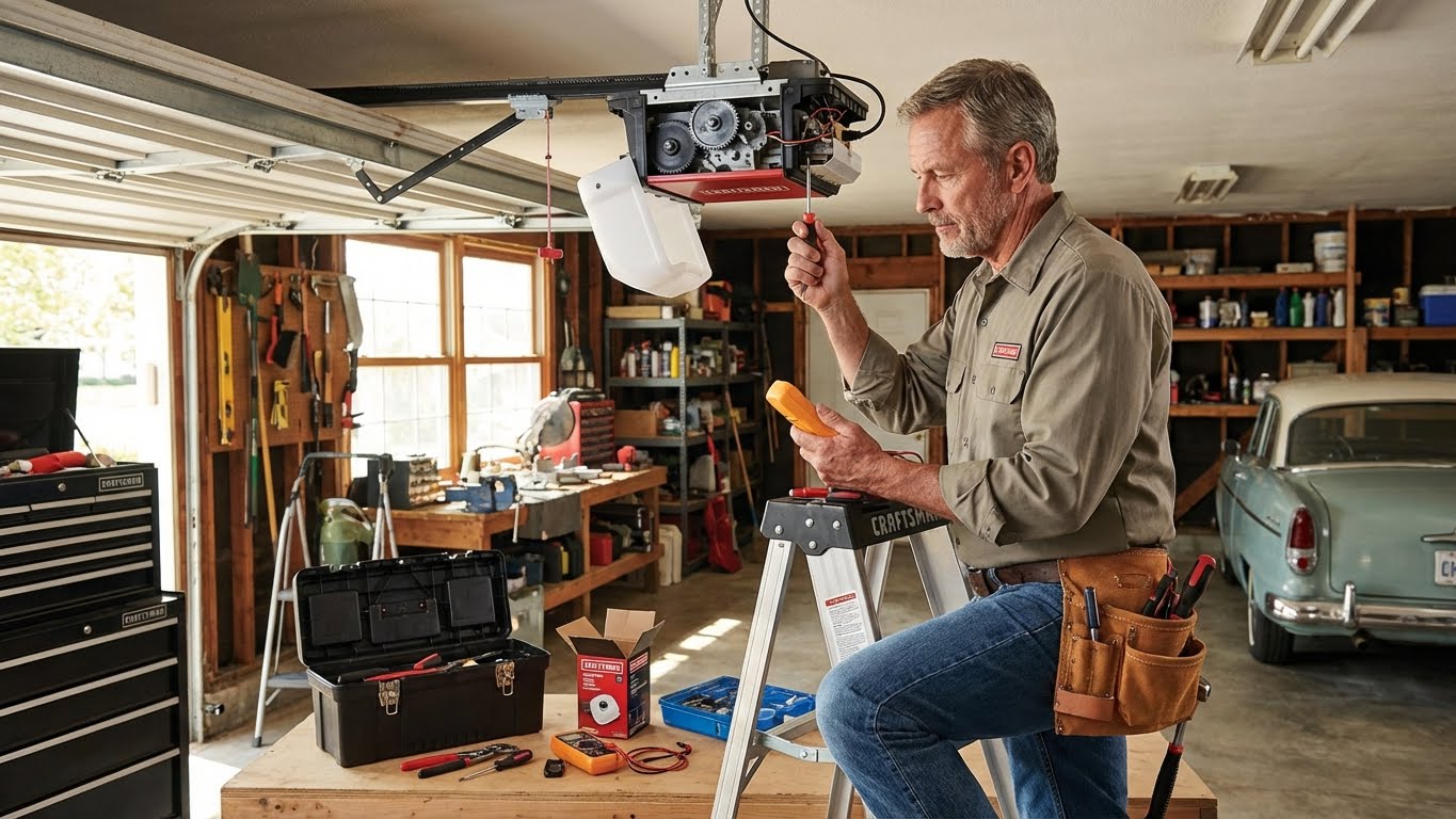 craftsman garage door opener repair